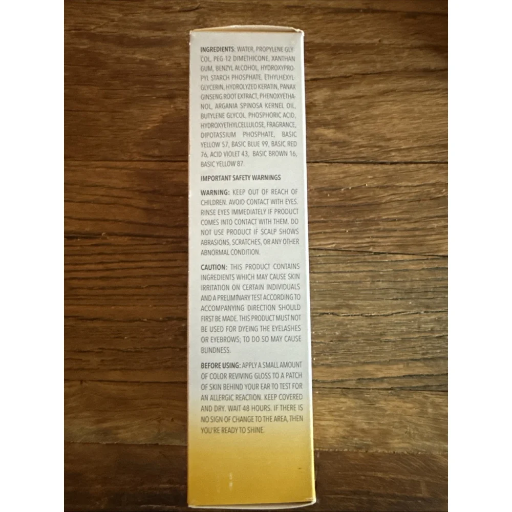 Madison Reed Hair Color Reviving Gloss Miele Honey‎ Gold Tones New (3) 4 Oz Each